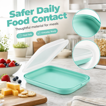 🍱 50% RABATT! ✨ Tragbare Lunchbox aus Silikon – BPA-frei, auslaufsicher & faltbar – Perfekt für Arbeit, Reise oder Picknick – praktisch & nachhaltig 🌿🔥✨