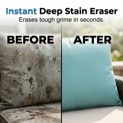 🪑✨ Patio cushion cleaner – removes stains, safe for fabrics, family & pets!