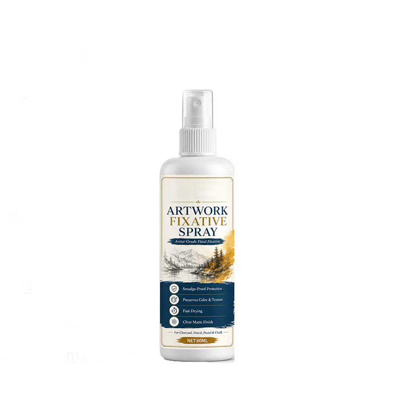 🥳2026 HOT SALE🎨🖌️  Fast Drying Fixative Spray – Protects charcoal & pastels from smudging. Ultra‑fine mist, no drips. Matte finish, colours stay true! 🛡️✨