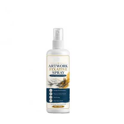 🥳2026 HOT SALE🎨🖌️  Fast Drying Fixative Spray – Protects charcoal & pastels from smudging. Ultra‑fine mist, no drips. Matte finish, colours stay true! 🛡️✨