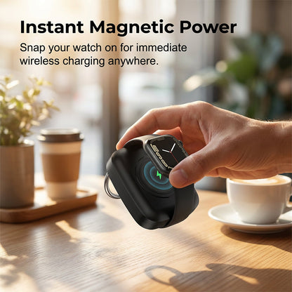 ⌚🔋 Smartwatch power bank – wireless charger, 1200mAh, Compatible with Apple Watch Series,compact & stylish!