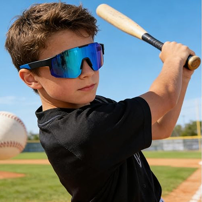 🕶️ Polarized Sports Sunglasses for Men & Women – UV400 & Colorful Mirrored Lenses 🏃
