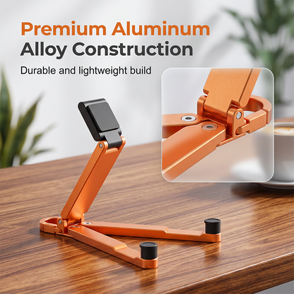 🔥HOT SALE 50% OFF🎁📱Mini Aluminum Phone Stand Keychain Foldable Desktop Holder – Small Gadget, Big Convenience✨