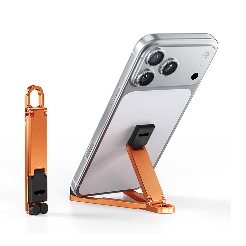 🔥HOT SALE 50% OFF🎁📱Mini Aluminum Phone Stand Keychain Foldable Desktop Holder – Small Gadget, Big Convenience✨
