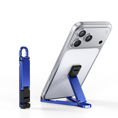 🔥HOT SALE 50% OFF🎁📱Mini Aluminum Phone Stand Keychain Foldable Desktop Holder – Small Gadget, Big Convenience✨
