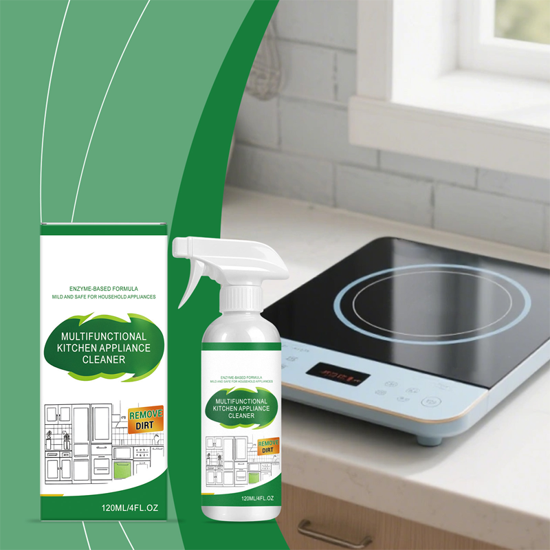 Multi-purpose kitchen appliance cleaner (spray)