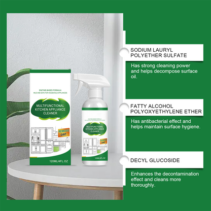 Multi-purpose kitchen appliance cleaner (spray)