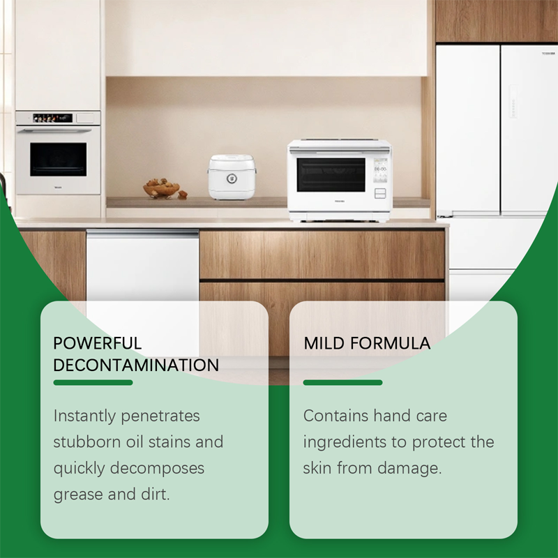 Multi-purpose kitchen appliance cleaner (spray)