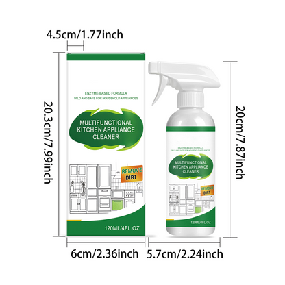 Multi-purpose kitchen appliance cleaner (spray)