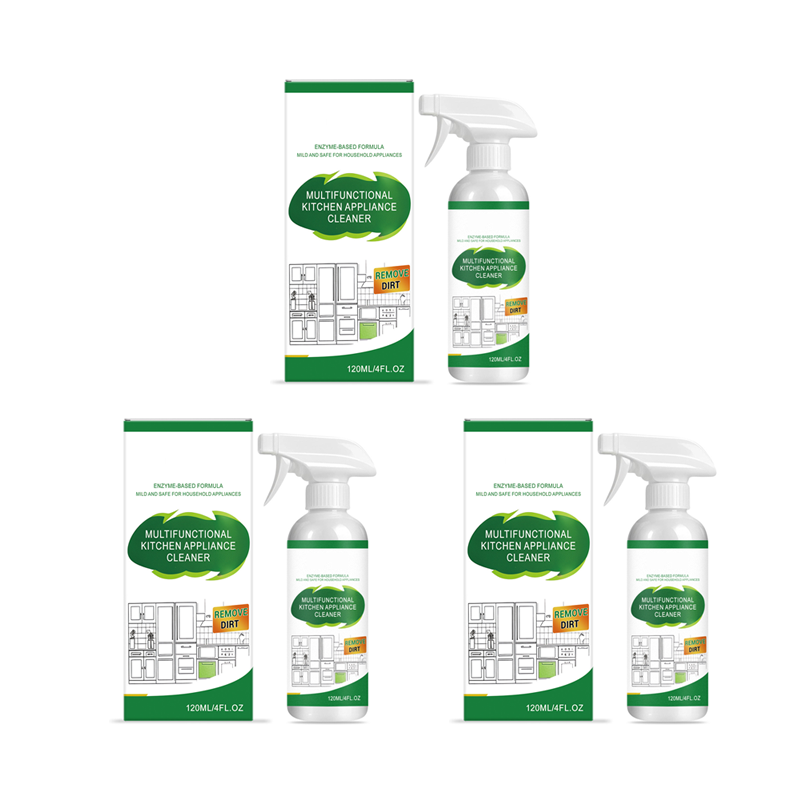 Multi-purpose kitchen appliance cleaner (spray)