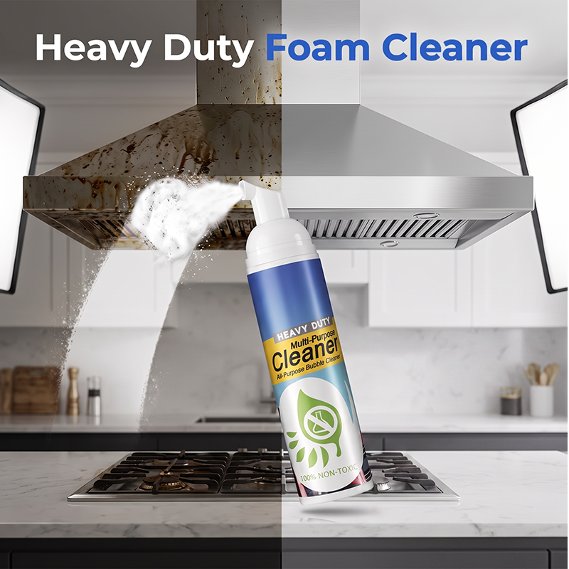 🧼 47% OFF NOW! 💨 Heavy Duty Multi-Purpose Foam Cleaner – Removes grease, stains & odours – Perfect for cars, kitchens, upholstery & more – powerful yet gentle ✨🚗🏠