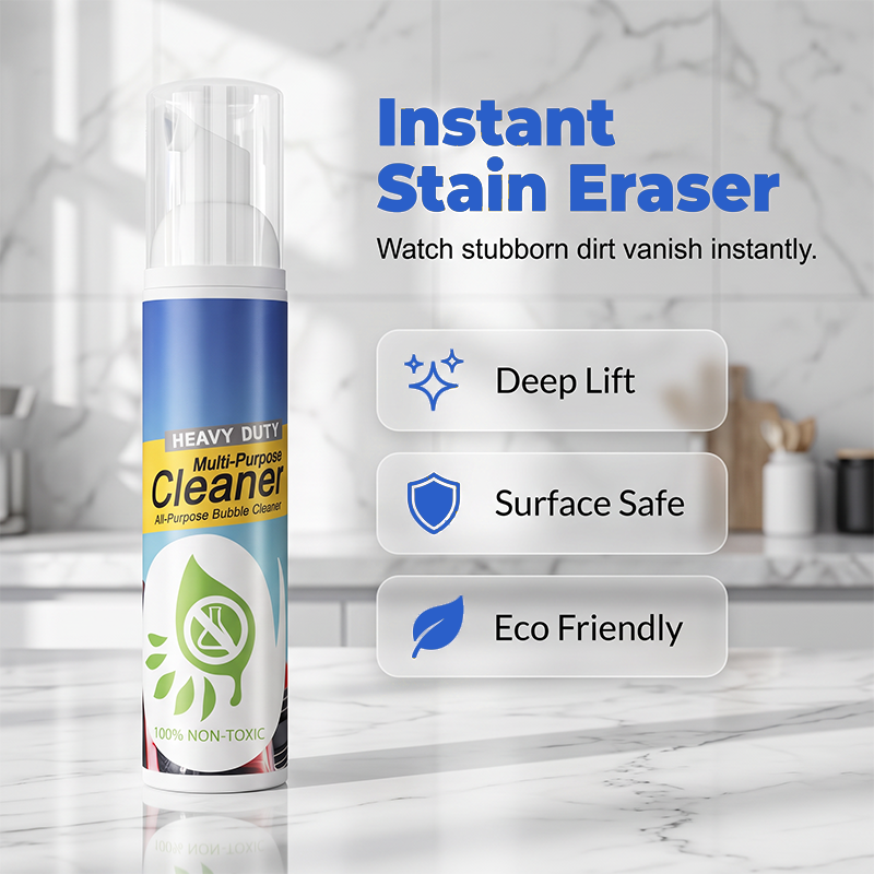 🧼 47% OFF NOW! 💨 Heavy Duty Multi-Purpose Foam Cleaner – Removes grease, stains & odours – Perfect for cars, kitchens, upholstery & more – powerful yet gentle ✨🚗🏠
