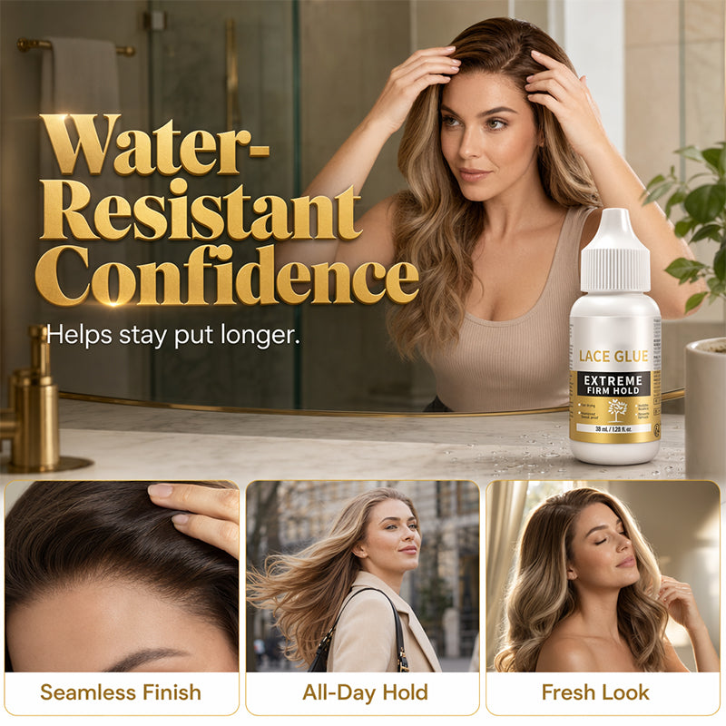 📢📢47% OFF !! ⏰Strong Hold Lace Wig Glue & Remover Combo | Waterproof Long Lasting Wig Adhesive