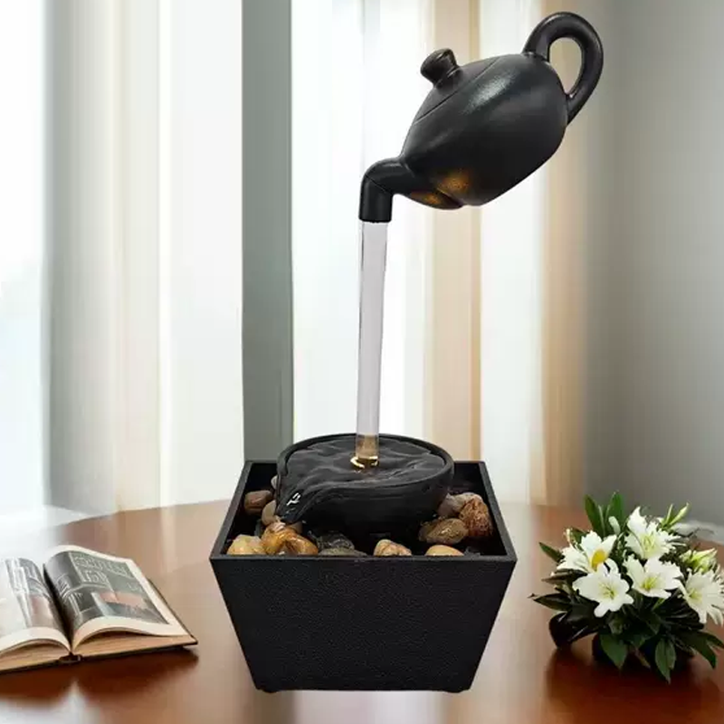 📢📢49% OFF !! ⏰Floating Illusion Teapot Water Fountain Decor