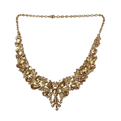⏳Limited-time 50% off⏰Elegant Yellow Sparkling Rhinestone Jewelry💎📿
