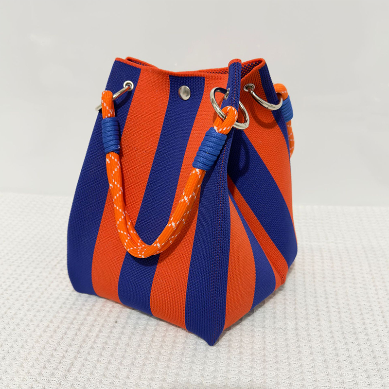 ⏳Limited-time 59% off⏰Striped Knit Bucket Handbag👜
