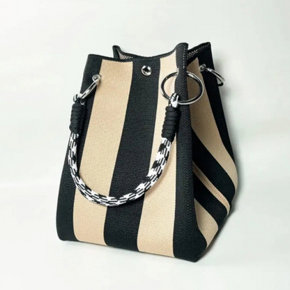 ⏳Limited-time 59% off⏰Striped Knit Bucket Handbag👜