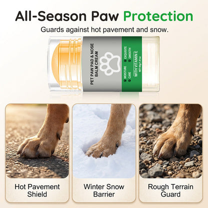 🔥Hot Sale 46% OFF🔥 Moisturizing Pet Paw Balm Stick – Coconut & Beeswax, Lick-Safe, No-Mess 🐾