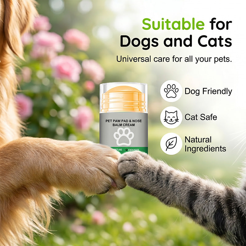 🔥Hot Sale 46% OFF🔥 Moisturizing Pet Paw Balm Stick – Coconut & Beeswax, Lick-Safe, No-Mess 🐾
