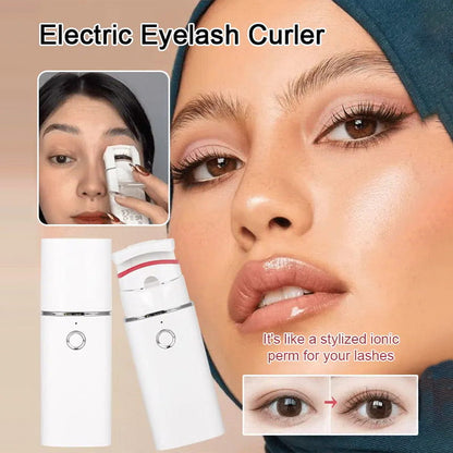 🔥Surprise 50% OFF👩🏻‍🏭Get gorgeous eyelashes back！✨️Rechargeable Electric Heated Eyelash Curler