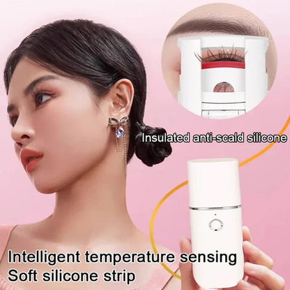 🔥Surprise 50% OFF👩🏻‍🏭Get gorgeous eyelashes back！✨️Rechargeable Electric Heated Eyelash Curler