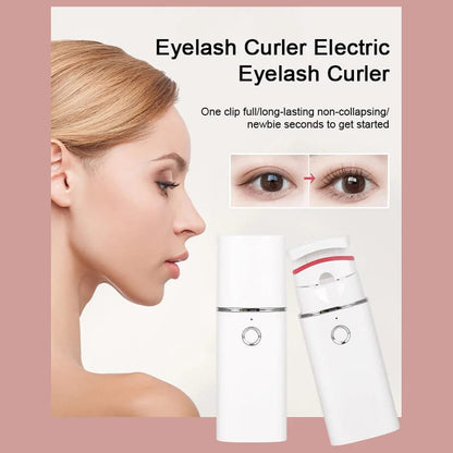 🔥Surprise 50% OFF👩🏻‍🏭Get gorgeous eyelashes back！✨️Rechargeable Electric Heated Eyelash Curler