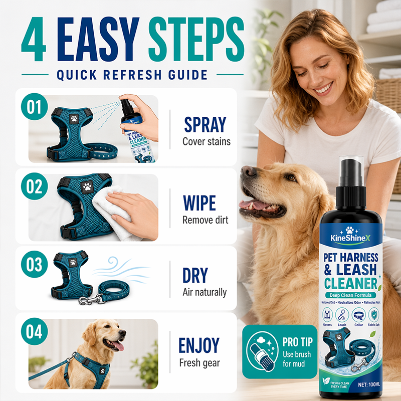 Pet Harness and Leash Cleaner Spray