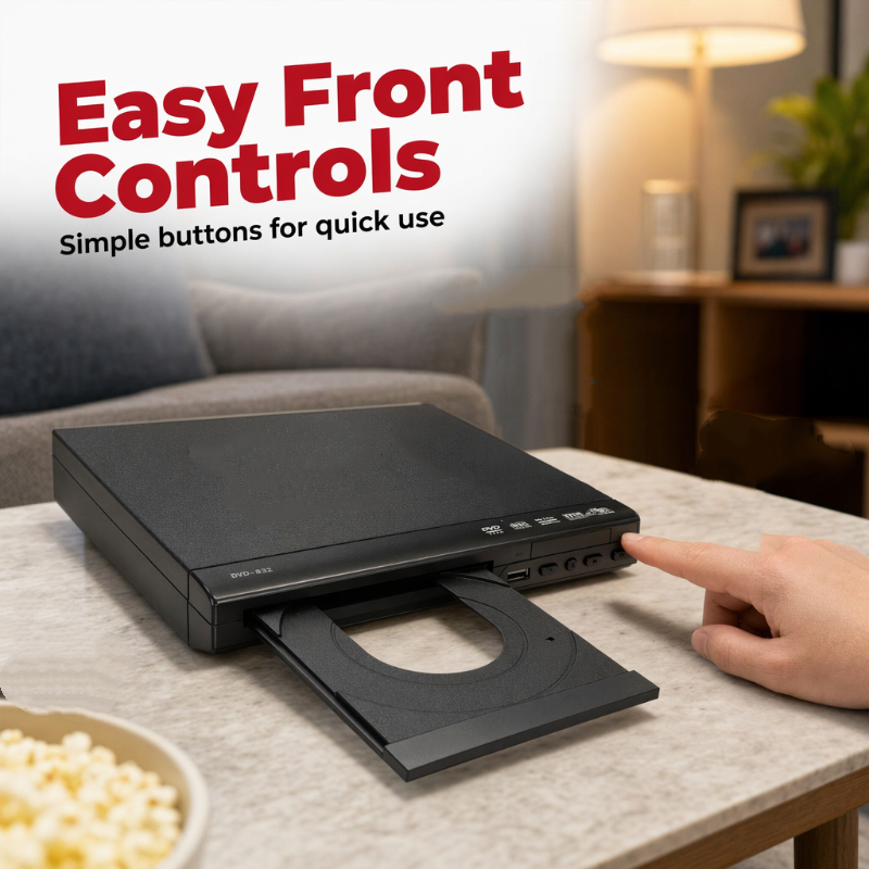 🎉 2026 Sale — Over 34,000 Sold!📀Home HD DVD Media Player – 1080p, Dolby 5.1, USB Direct Read 🎬
