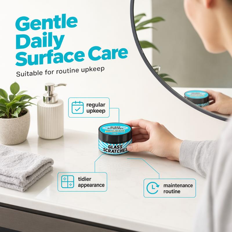 🔥Hot Sale 50% OFF🔥 Multi-Purpose Glass Scratch Repair Paste – 50g, for Windows, Mirrors & Car Glass 🪟