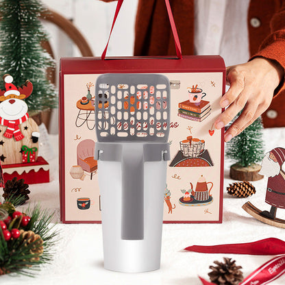 Nice gift* 2 in 1 Cat Scoop Integrated Shovel Bucket