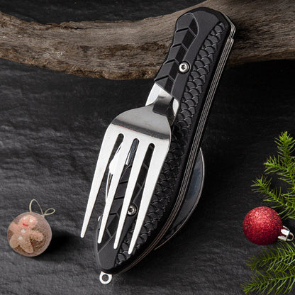 🏕️4-In-1 Outdoor Folding Multifunctional Tableware