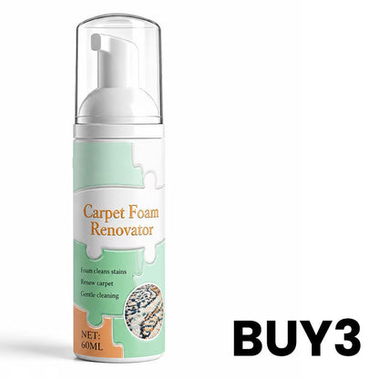 🔥Limited Time Promotion 49% OFF🔥Waterless Carpet Foam Stain Remover with Towel