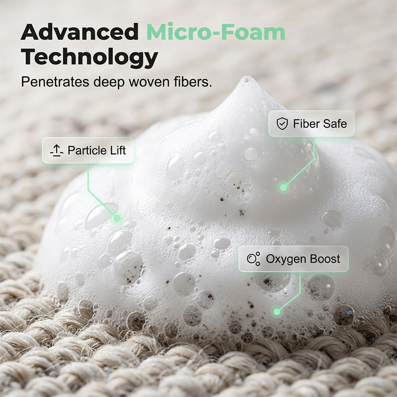🔥Limited Time Promotion 49% OFF🔥Waterless Carpet Foam Stain Remover with Towel