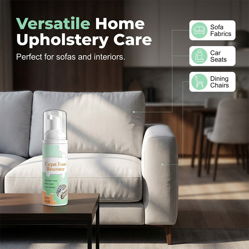 🔥Limited Time Promotion 49% OFF🔥Waterless Carpet Foam Stain Remover with Towel