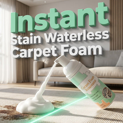 🔥Limited Time Promotion 49% OFF🔥Waterless Carpet Foam Stain Remover with Towel