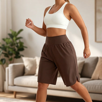 👖Women's Casual Wide-Leg Knee-Length Shorts