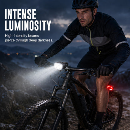 🚲 USB Rechargeable Bike Light Set
