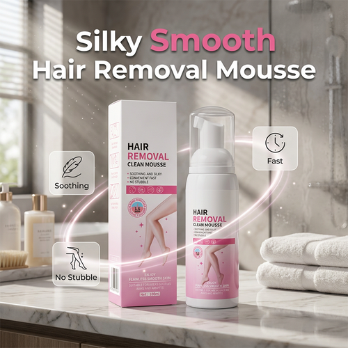 🏆 Last Day Special Price 9.99 ! 🔥Silky-Smooth Hair Removal Cream and mousses