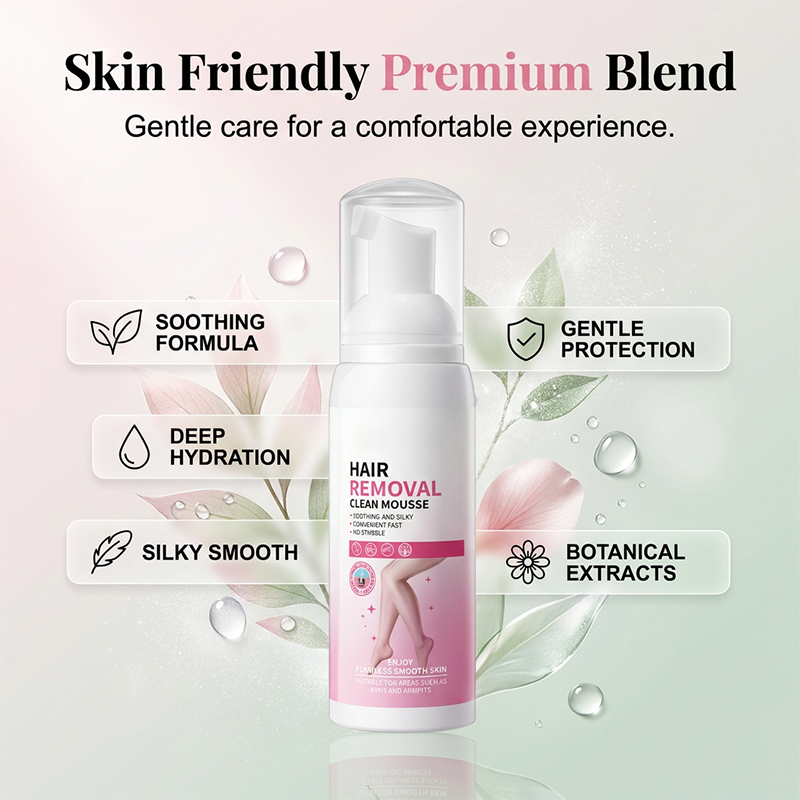 🏆 Last Day Special Price 9.99 ! 🔥Silky-Smooth Hair Removal Cream and mousses
