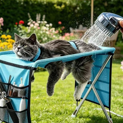 ⏳Limited-time 49% off⏰2-in-1 Foldable Pet Grooming Bed🐱🐶🛋️