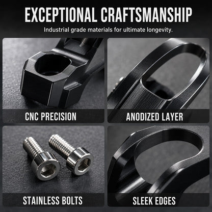 🏍️ Buy 1 Get 1 Free! 💪 Secure Carry Handlebar Hook – CNC Aluminum, Heavy-Duty & OEM Fit 🛡️