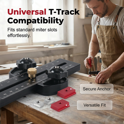 📢📢40% OFF!! ⏰Precision Black Portable Table Saw Stop