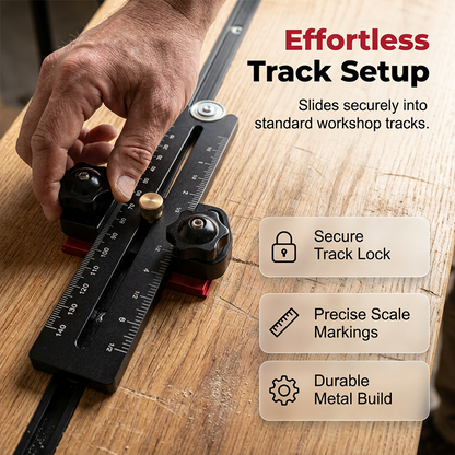📢📢40% OFF!! ⏰Precision Black Portable Table Saw Stop