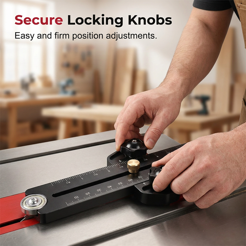 📢📢40% OFF!! ⏰Precision Black Portable Table Saw Stop