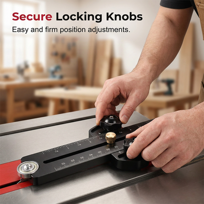 📢📢40% OFF!! ⏰Precision Black Portable Table Saw Stop
