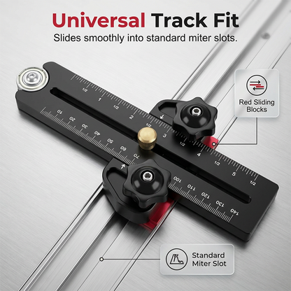📢📢40% OFF!! ⏰Precision Black Portable Table Saw Stop