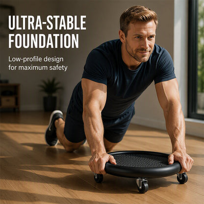 Abdominal Roller Wheel Disc with Knee Mat