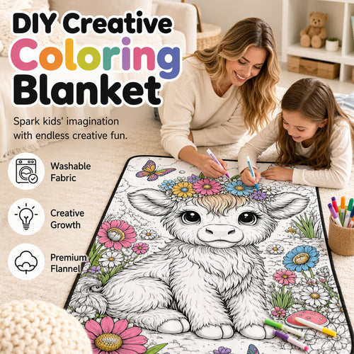DIY Kids' Coloring Blanket