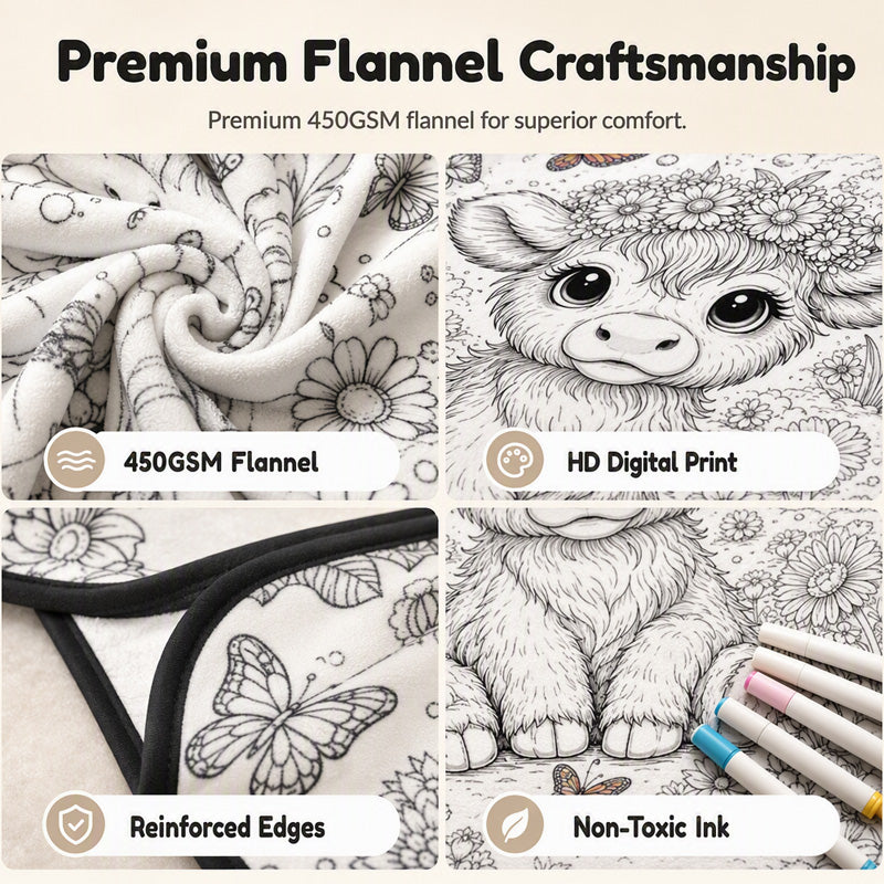 DIY Kids' Coloring Blanket
