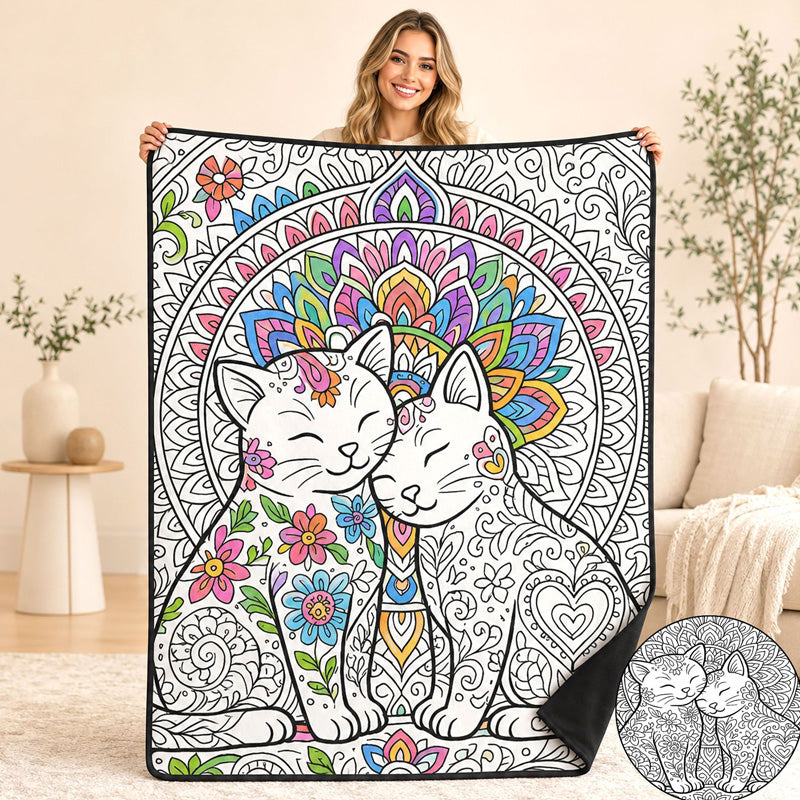 DIY Kids' Coloring Blanket